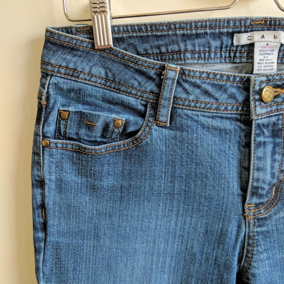 [CAbi] Jean Style #622 Straight Slim Size 8 - Picture 1 of 7
